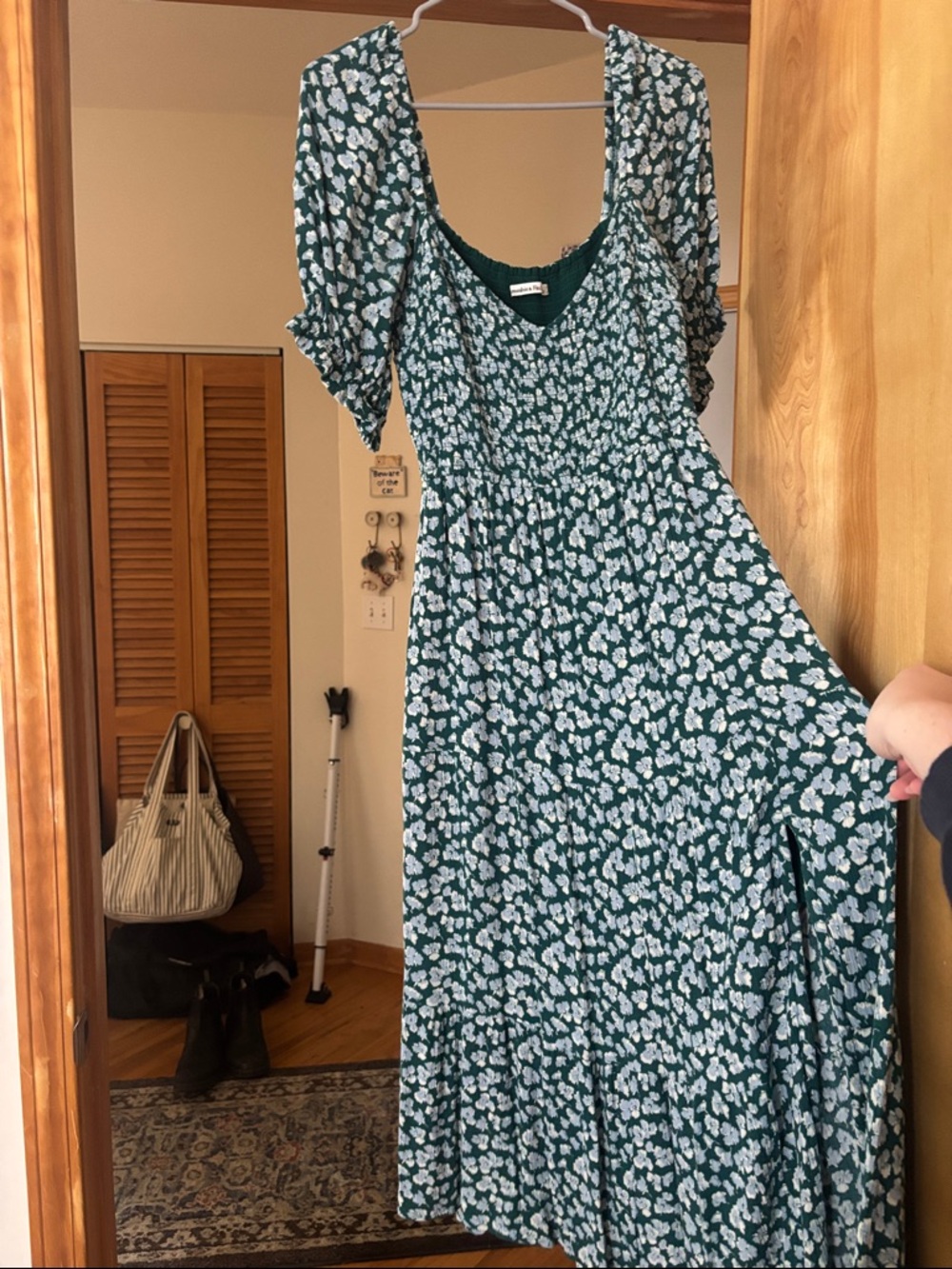 Green Floral Abercrombie Dress